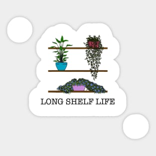 Plants, Long Shelf Life Sticker